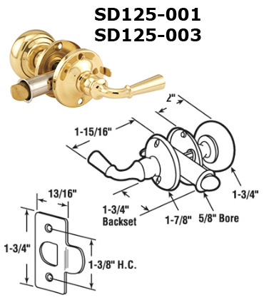 SD125 - Storm Door Handles                                            