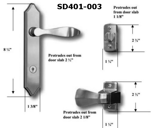 SD401-029 - Storm Door Handles, ProVia                                