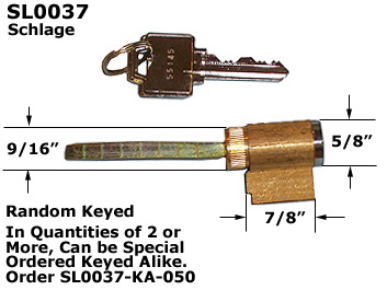 SL0037 - Key Cylinders                                                