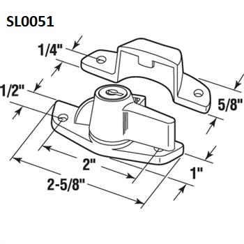 SL0051 - Security Window Hardware                                     