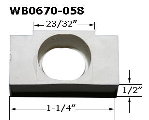 WB0670 - Tube Balance Accessories, Rubber Dust Plug                   