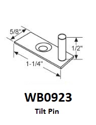 WB0923 - Tilt Pin                                                     