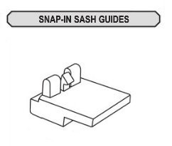 WB1231 - Sash Guide, Snap In                                          