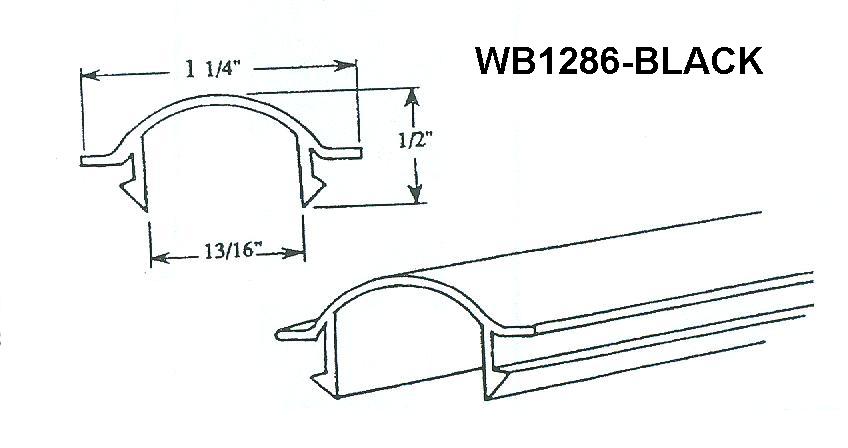 WB1286 - Sash Stop                                                    