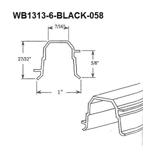 WB1313 - Sash Stop                                                    