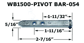 WB1500BAR - Constant Force Balances, Pivot Bar                        