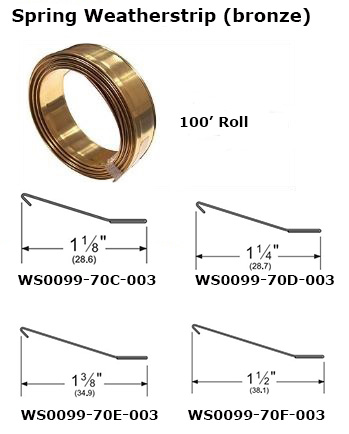 WS009970D - Spring Weatherstrip                                       