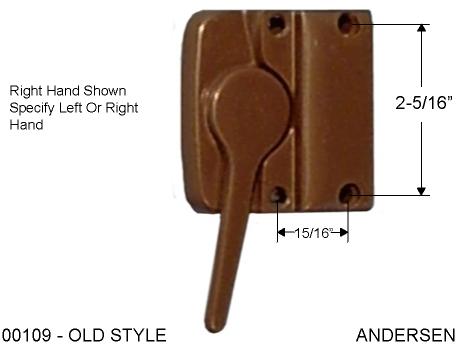 00109 - Casement Locking Handles - Andersen                           