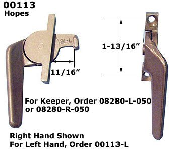 00113 - Casement Locking Handles                                      