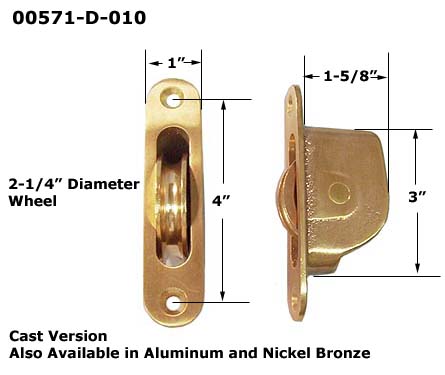00571-D - Sash Pulley                                                 