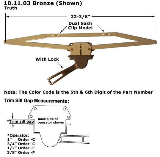 10.11 - Truth Awning Lever Operator                                   