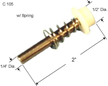 C0105 - 1/4 IN Metal Bi-Fold Guide Pins                               