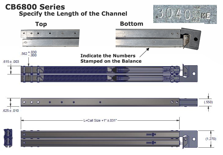 CB6800 - Channel Balances                                             