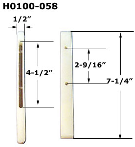 H0100 - Patio Glass Door Pull Handles & Plates                        