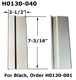 H0130 - Patio Glass Door Pull Handles & Plates                        