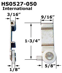 HS0527 - Horizontal Sliding Window Rollers And Guides                 