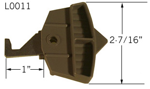L0011 - Patio Screen Door Handles & Pulls                             