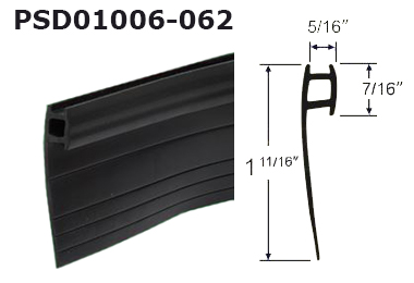 PSD01006 - Patio Screen Door Bug Strip                                