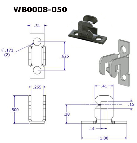 WB0008 - Tube Balance Accessories, Sash Carrier                       