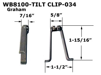 WB8100-TILT CLIP - Tube Balance Accessories                           