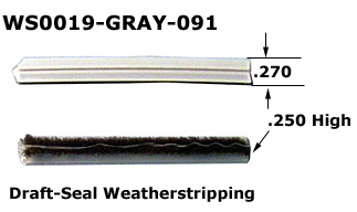 WS0019 - Draft-Seal Weatherstripping                                  