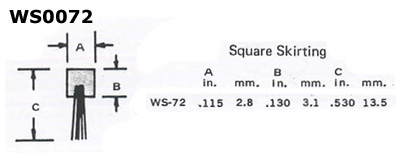 WS0072 - Square Skirting                                              